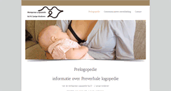 Desktop Screenshot of prelogopedie.nl