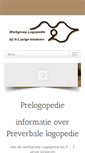 Mobile Screenshot of prelogopedie.nl